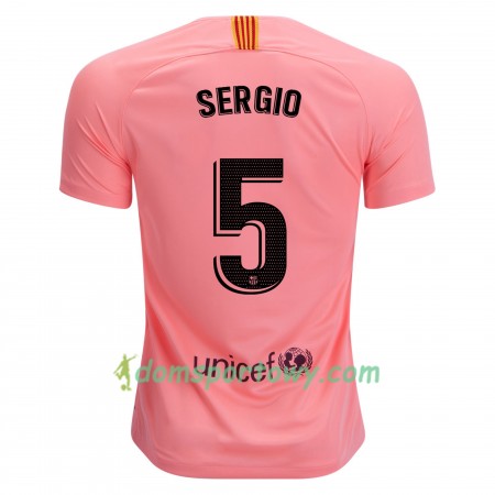 Koszulka FC Barcelona Sergio Busquets 5 Trzeci Koszulki Piłkarskie 2018-2019 Krótki Rękaw